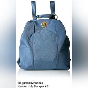 Baggallini Mendoza Convertible Backpack in Slate Blue